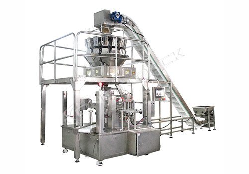 Rotary Fill and Seal with Multihead Scales for Granules 