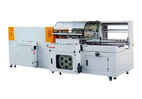 Вертикальная машина для упаковки в термоусадочную пленку YK-L5545D+YK-LS5030WU-L