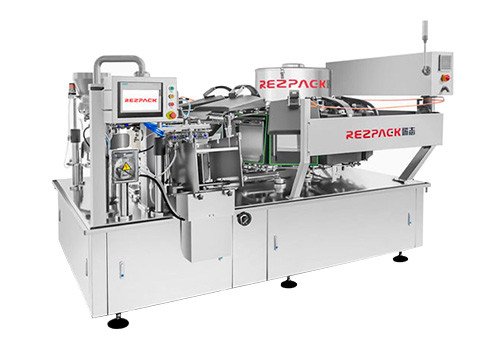 Вакуумная роторная упаковочная машина для готовых пакетов RZ8-300E-10ZK
