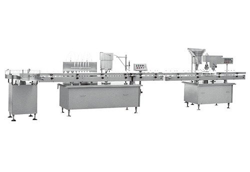 Plastic/Glass Bottle Filling Stoppering & Sealing Line (50-250ml) 