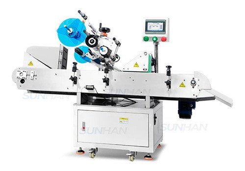 SH-TB823 Automatic Horizontal Syringe Lipstick Perfume Pens Small Vial Labeling Machine For Test Tube Label Applicator