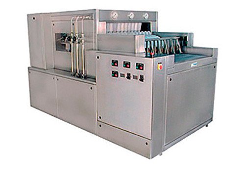 Высокоскоростная линейная моечная машина CPTLW - 120/240 туннельного типа