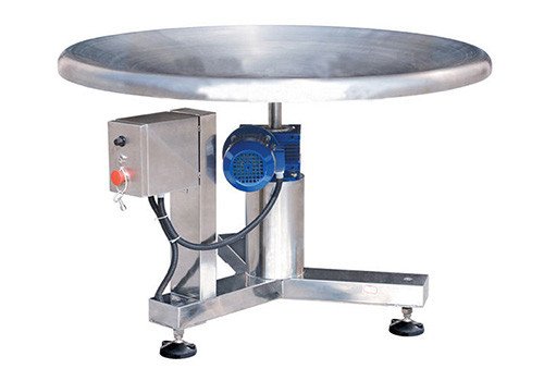 Вращающийся накопительный стол для мешков