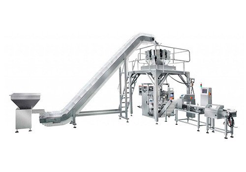 Упаковочная машина VFFS с многоголовочным весовым дозатором JT-520W