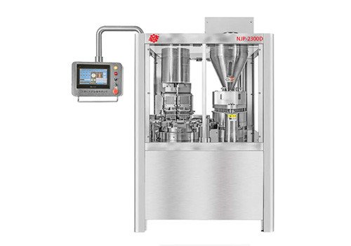 Автоматическая капсулонаполнительная машина NJP-2000/2300C (кулачковый механизм, кнопочное управление, сенсорный экран)