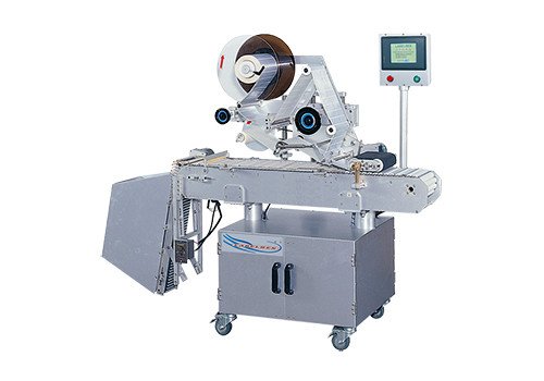 PML-350C Horizontal Scroll Type Labeling Machine (bucket elevator automatic feeding system) 