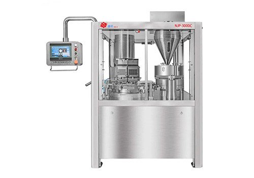 Автоматическая капсулонаполнительная машина NJP-3000B /3800B (кулачковый механизм, кнопочное управление, сенсорный экран)