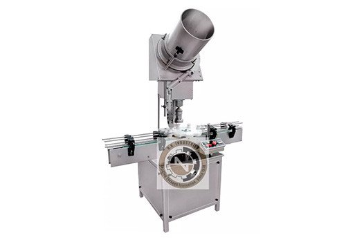 Автоматическая машина для укупорки бутылок винтовыми колпачками NKSC-60