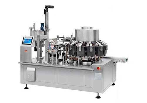 Высокоскоростная автоматическая ротационная машина для вакуумной упаковки продуктов в пакеты LD-8200V