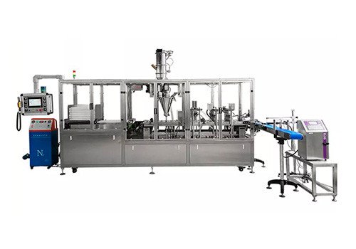 Машина для фасовки и запечатывания кофейных капсул TM-F400L