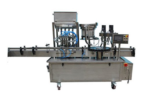 Машина для розлива и укупорки с 4 соплами YTSP-500