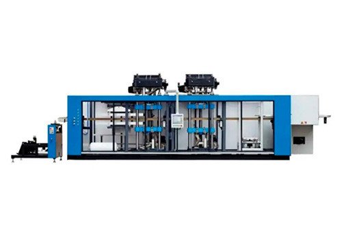 PLC Pressure Thermoforming Machine with Three Stations HEY01