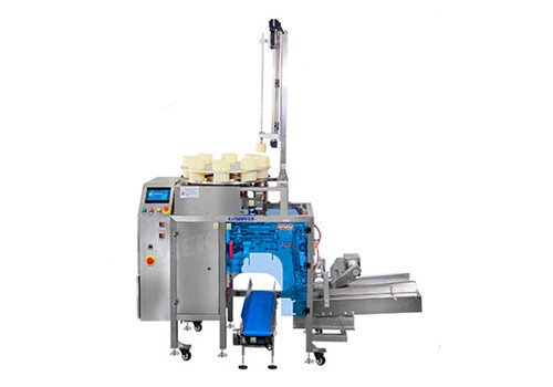 Полуавтоматическая вакуумная упаковочная машина LG1-430 для замороженных продуктов (целая курица) в мини-дойпаки