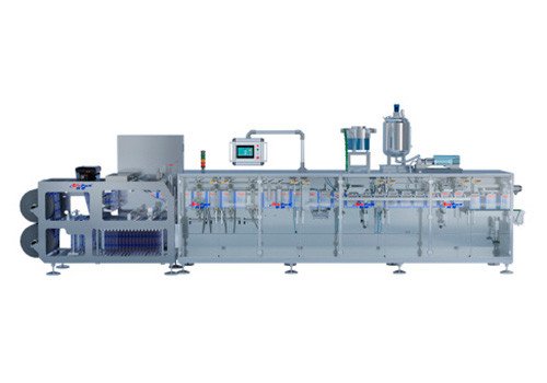 Горизонтальная упаковочная машина для дой-пак HC-180SPZ/240SPZ с верхним носиком