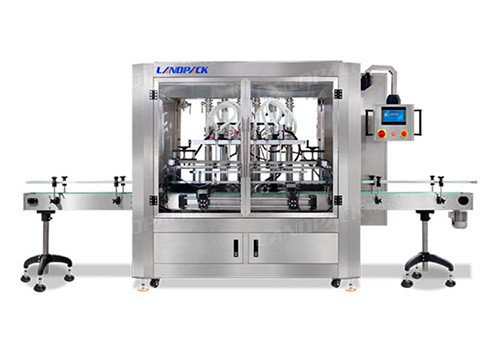Автоматическая машина LD-006 на 2/4/6/8/10 поршневых головок для наполнения жидкостью бутылок, банок и жестяных банок 