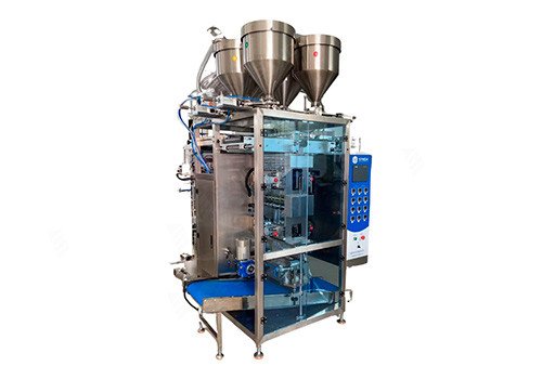 Машина для упаковки средства для выпрямления волос в саше MLY4-680-4V
