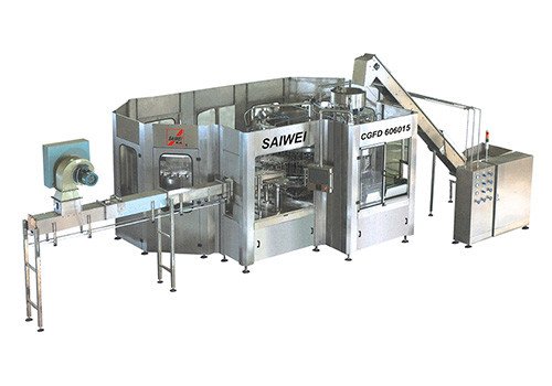 CGFD series Flushing Isobaric Filling and Capping Three in One Machine 