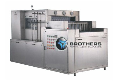 Машина для мойки флаконов с автоматическим линейным туннелем VIALWASH-120