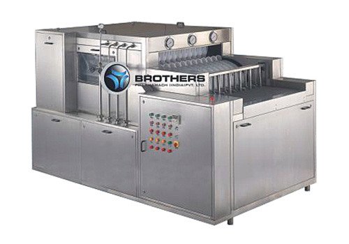 Автоматическая линейная туннельная машина для мойки бутылок BOTTLEWASH-240