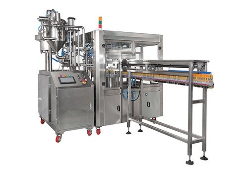 Автоматическая машина HNXG-8 для розлива в пакетики с горловиной и укупоривания