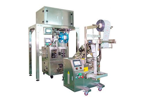 Машина для упаковки треугольных чайных пакетиков Multi-weigher с заполнением азотом