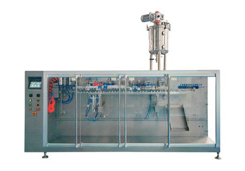 Горизонтальная двухсекционная упаковочная машина для готовых пакетов HC-180GD