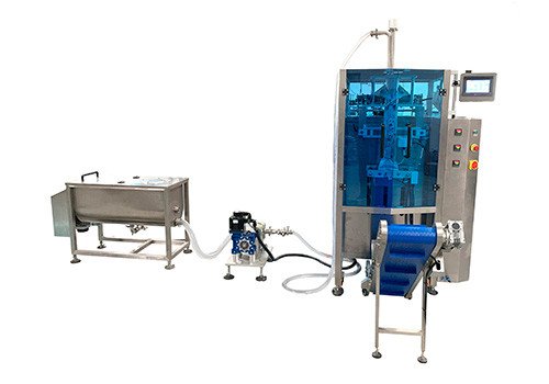 Машина UMEO-520Y для упаковки сливочного соуса с серво-роторным насосом