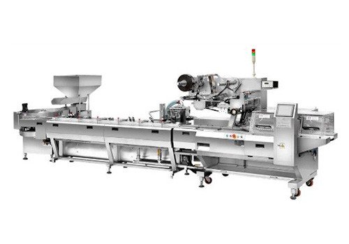 Высокоскоростная упаковочная линия с поворотным столом DXD-660Z