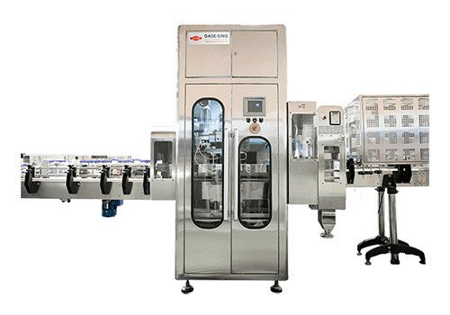 Этикетировщик DSL-250A с одной головкой, автоматический, для нанесения термоусадочной этикетки