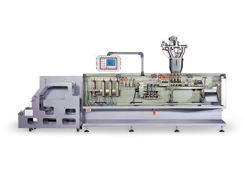 Машина для фасовки в пакеты дой-пак EM-270S с функцией запайки