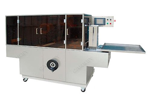 Машина CK-BTB-300D для упаковки пачек целлофаном