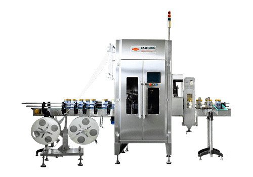 Этикетировщик-аппликатор термоусадочной этикетки DSK-2B с широким калибром