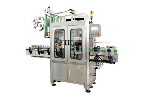 Машина PTB-250P для обертывания бутылок и крышек рукавной этикеткой