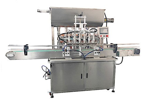 Автоматическая машина для наполнения и закручивания крышек бутылок для санитайзера, спирта и жидкостей LD-LFM01