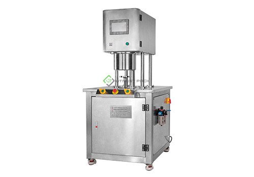 Полуавтоматическая вакуумная закаточная машина для жестяных банок UT1BFG6 для выпуска табачных изделий в банках