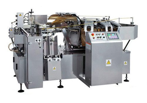 Полностью автоматическая ротационная вакуумная упаковочная машина для пищевых продуктов HT-8ZK