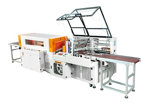 Автоматическая высокоскоростная машина для боковой термоусадочной упаковки GPL-5545H+GPS-5030LLW