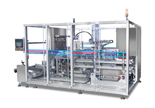 Автоматический роботизированный комплекс распаковки, упаковки и заклейки модели KZF550B