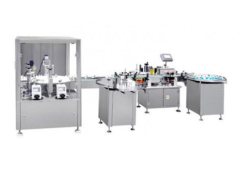 SED-18-18-6GXS Stainless Steel Pharma Machinery Eye Drop Filling Stoppering Capping Machine