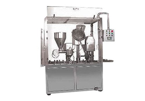 Automatic Dry Powder Filling Machine with Capping and Sealing Arrangement 