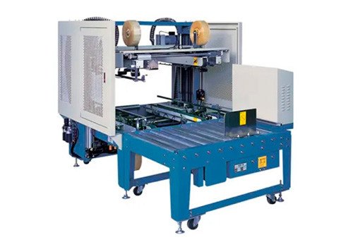 Автоматический четырехсторонний клейщик коробов произвольных размеров CHS-6702A с верхним и нижним приводом