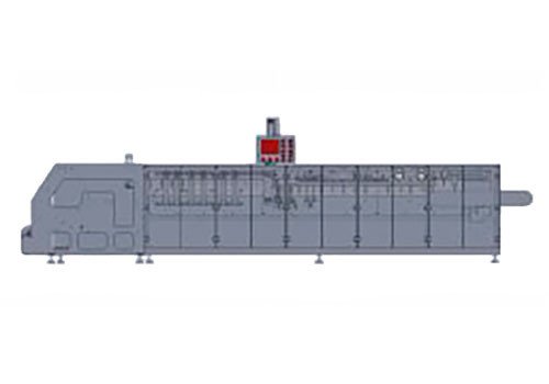 Фасовочная машина HMK-3200 для упаковки продукции в плоские пакеты, дойпаки с носиком с 3-х и 4-х сторонней запайкой