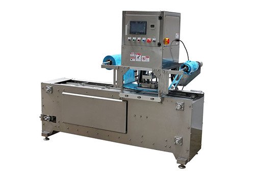 Двухголовочная запаечная машина SGM-2S для упаковки на лотках