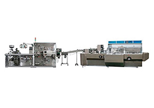 DPH-ZHJ200D High Speed Alu PVC Blister Packing and Automatic Cartoning Production Line