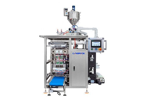 Многорядная машина LDYX-480L/LDYX-620L для упаковки жидкости в сашеты неправильной формы 